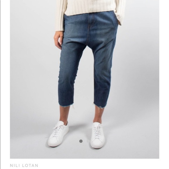 nili lotan denim jumpsuit